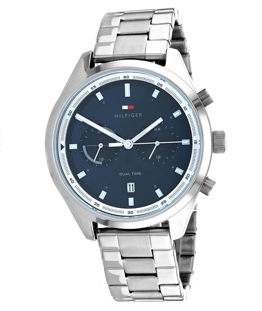 商品Tommy Hilfiger|Tommy Hilfiger Men's Blue dial Watch,价格¥924,第1张图片