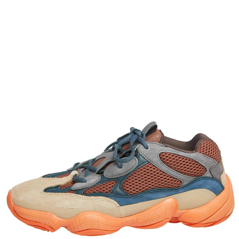 商品YEEZY|Yeezy x Adidas Multicolor Mesh and Suede 500 Enflame Sneakers Size 44,价格¥2220,第2张图片详细描述