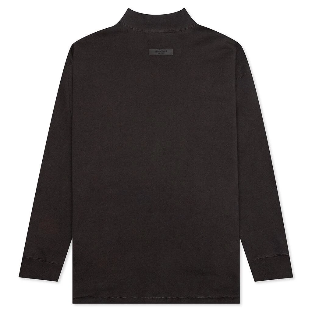 商品Essentials|Fear of God Essentials Relaxed Mockneck - Iron,价格¥341,第2张图片详细描述