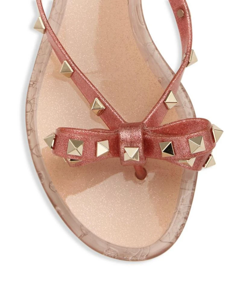 商品Valentino|Valentino - Valentino Garavani Rockstud Jelly Thong Sandals,价格¥1559,第3张图片详细描述