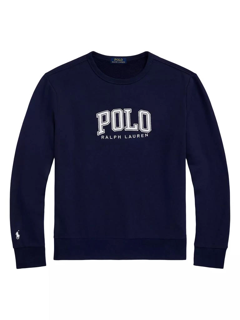 商品Ralph Lauren|Logo-Embroidered Crewneck Sweatshirt,价格¥1110,第1张图片