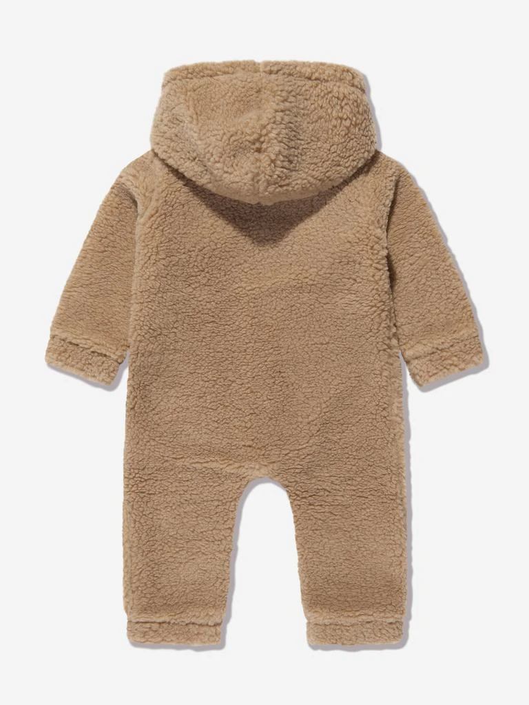 商品Moncler|Baby Faux Shearling Romper in Beige,价格¥2707,第3张图片详细描述