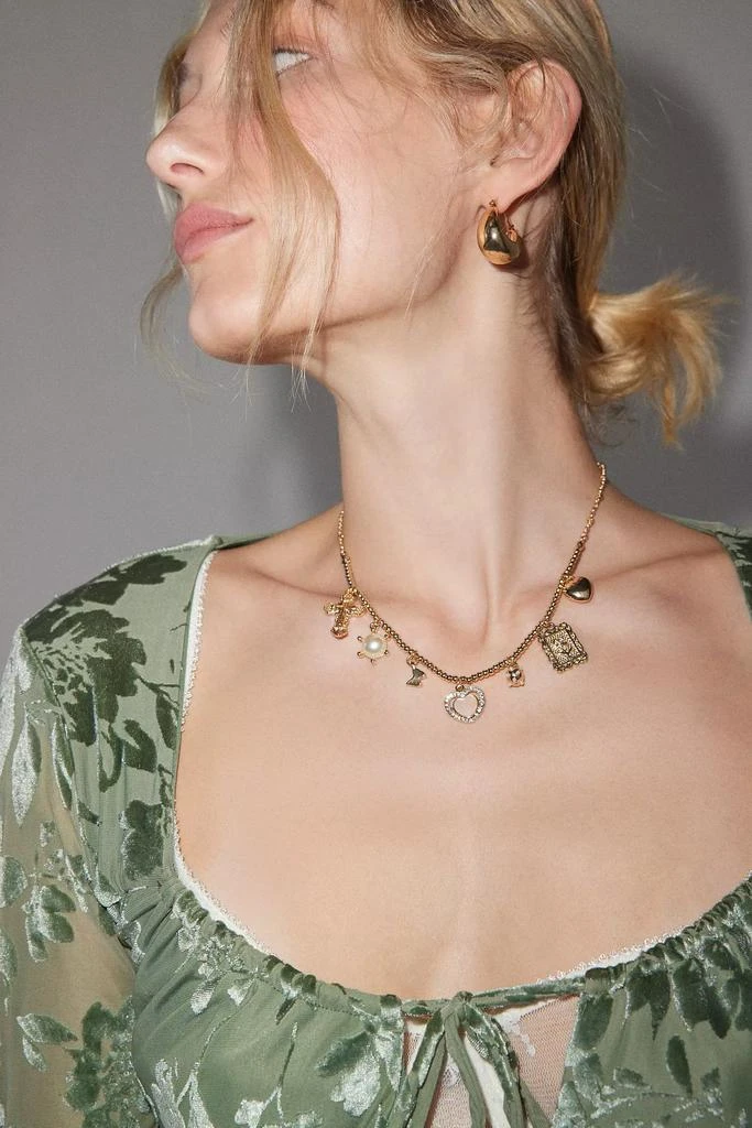 商品Urban Outfitters|Ball Bead Charm Necklace,价格¥113,第1张图片