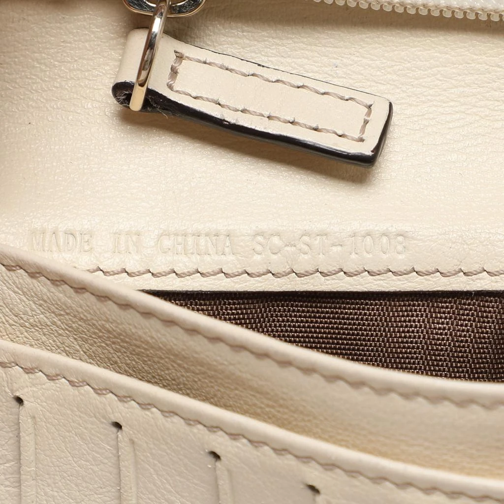 Celine Brown/Cream Macadam Canvas Triomphe Vintage French Wallet 商品