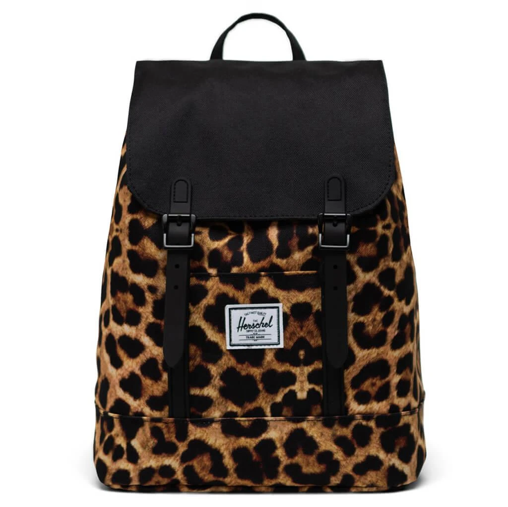 商品Herschel Supply|Retreat Mini Backpack - Leopard Black,价格¥318,第1张图片