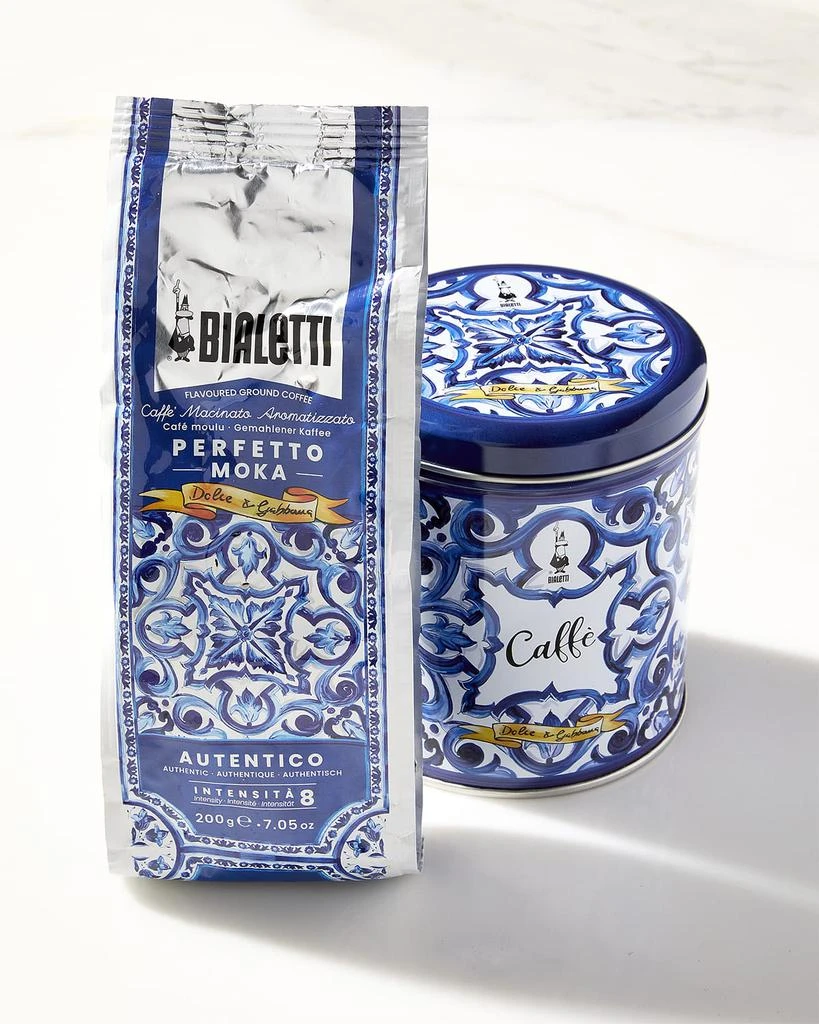 商品Bialetti|x Dolce&Gabbana Blu Mediterraneo Coffee Tin, 8.8 oz.,价格¥155,第2张图片详细描述