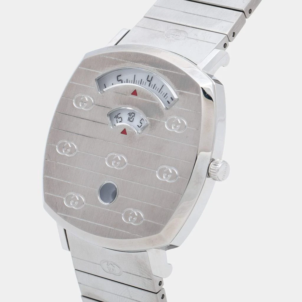 商品[二手商品] Gucci|Gucci Silver Stainless Steel Grip YA157410 Men's Wristwatch 38 mm,价格¥5659,第2张图片详细描述