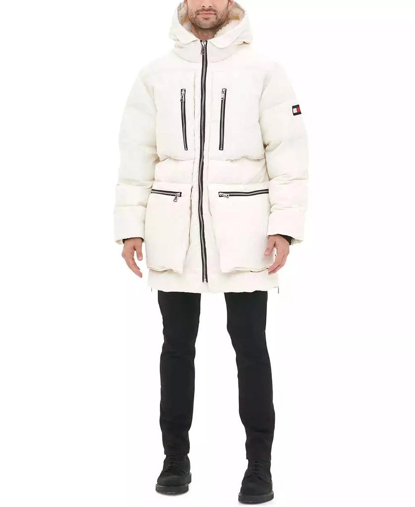 商品Tommy Hilfiger|男士连帽长款棉服,价格¥918,第2张图片详细描述