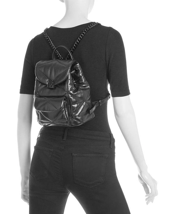 商品MCM|Travia Quilted Leather Backpack,价格¥10335,第2张�图片详细描述