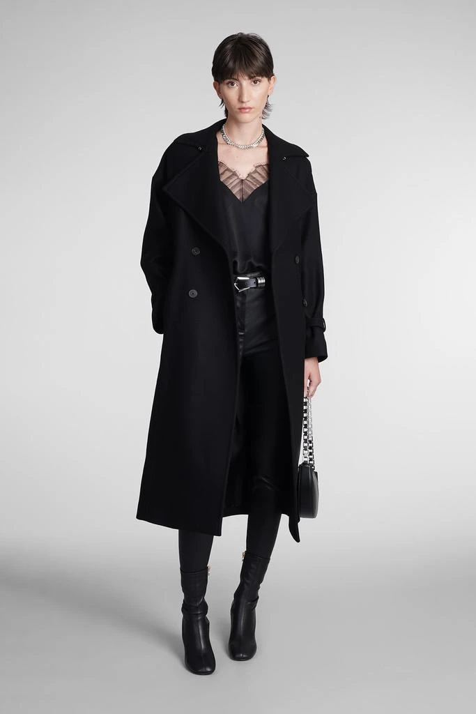 商品IRO|IRO Kealia Coat In Black Wool,价格¥5072,第2张图片详细描述