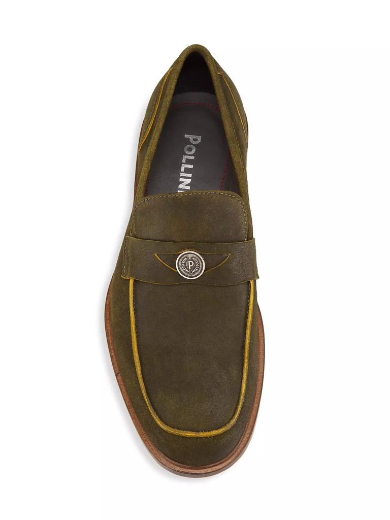 商品POLLINI|Classic Suede Penny Loafers,价格¥2998,第5张图片详细描述