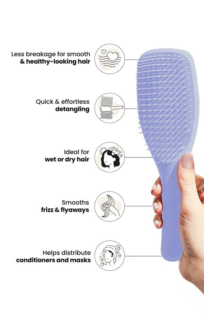 商品Tangle Teezer|Ultimate Detangler Hairbrush - Straight to Wavy,价格¥140,第4张图片详细描述