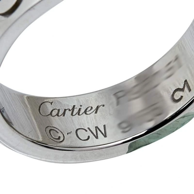 Cartier Love Platinum Band Ring Size 51 商品