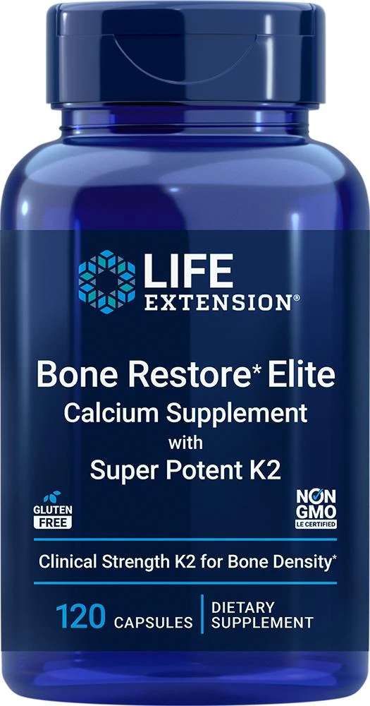 商品Life Extension|Life Extension Bone Restore* Elite Calcium Supplement (120 capsules),价格¥278,第1张图片