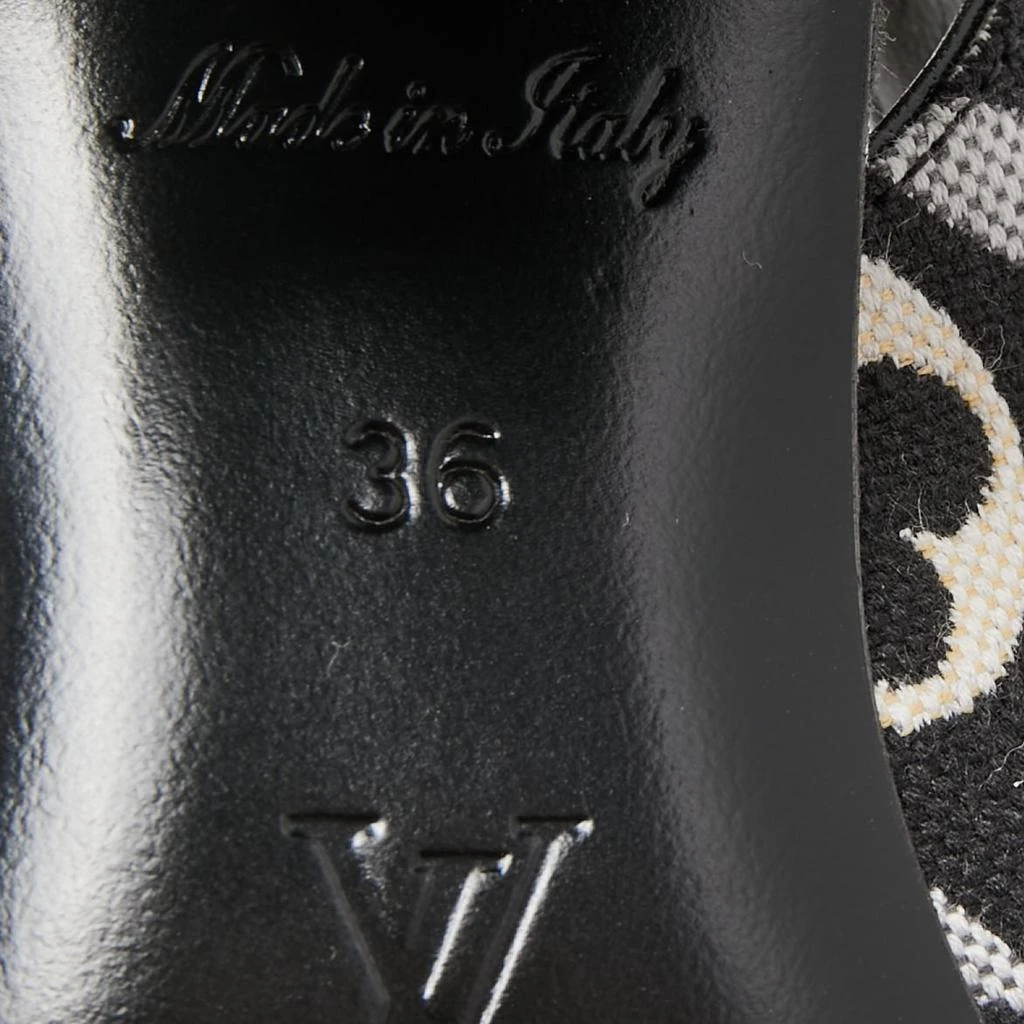 Louis Vuitton Monochrome 1854 Monogram Canvas Slingback Pumps Size 36 商品