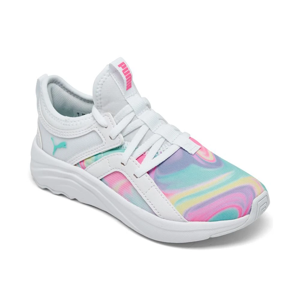 商品Puma|Little Girls SoftRide Sophia Swirl Slip-On Casual Sneakers from Finish Line,价格¥187,第1张图片