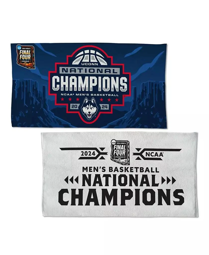 商品Wincraft|UConn Huskies 2024 NCAA Men's Basketball National Champions Locker Room 22'' x 42'' On-Court Double-Sided Celebration Towel,价格¥217,第3张图片详细描述