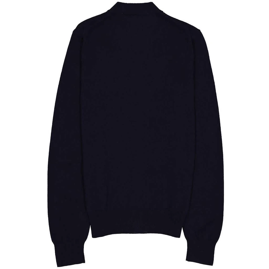 商品Comme des Garcons|Comme Des Garcons Mens Heart Logo Cardigan In Navy, Size Small,价格¥1391,第2张图片详细描述