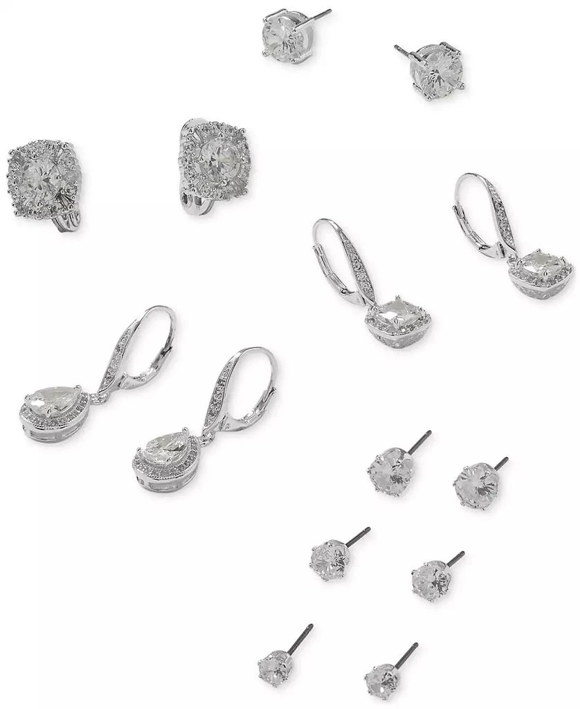 商品Anne Klein|3-Pc. Set Crystal and Imitation Pearl Stud Earrings,价格¥214,第5张图片详细描述