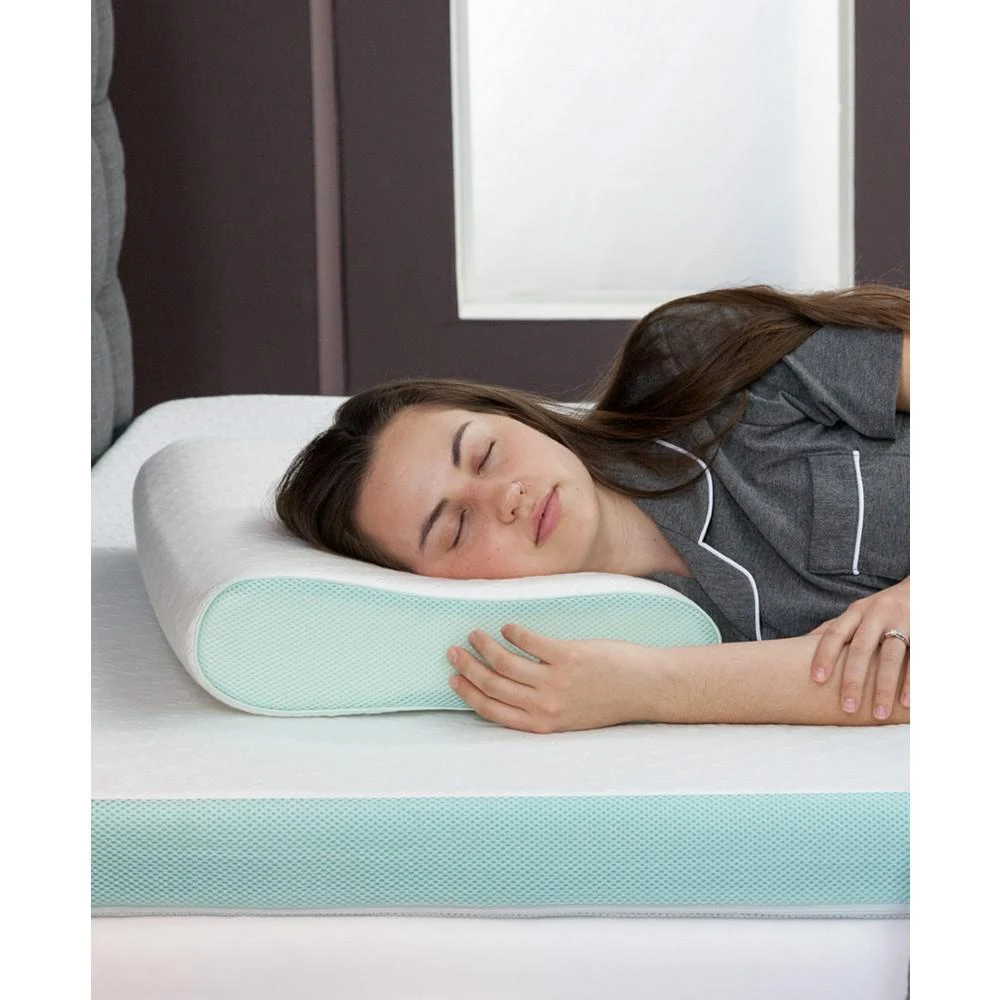 Natural Comfort Contour Memory Foam Pillow, Standard, Created For Macy's 商品