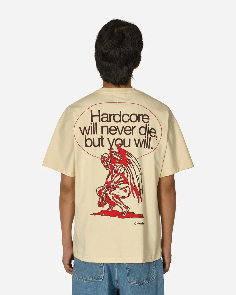 商品Never Sleep|Hardcore Will Never Die, But You Will T-Shirt Cream,价格¥303,第3张图片详细描述