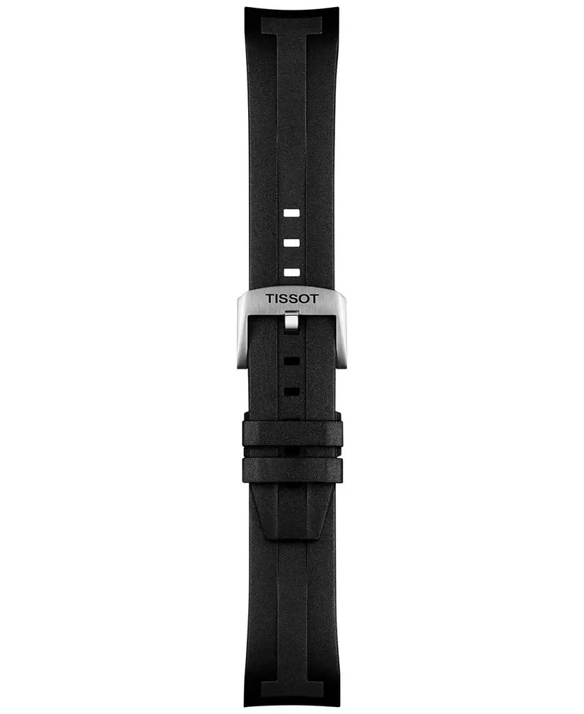 商品Tissot|Men's Seastar 2000 Professional Powermatic 80 Automatic Black Rubber Strap Watch 46mm,价格¥8292,第4张图片详细描述