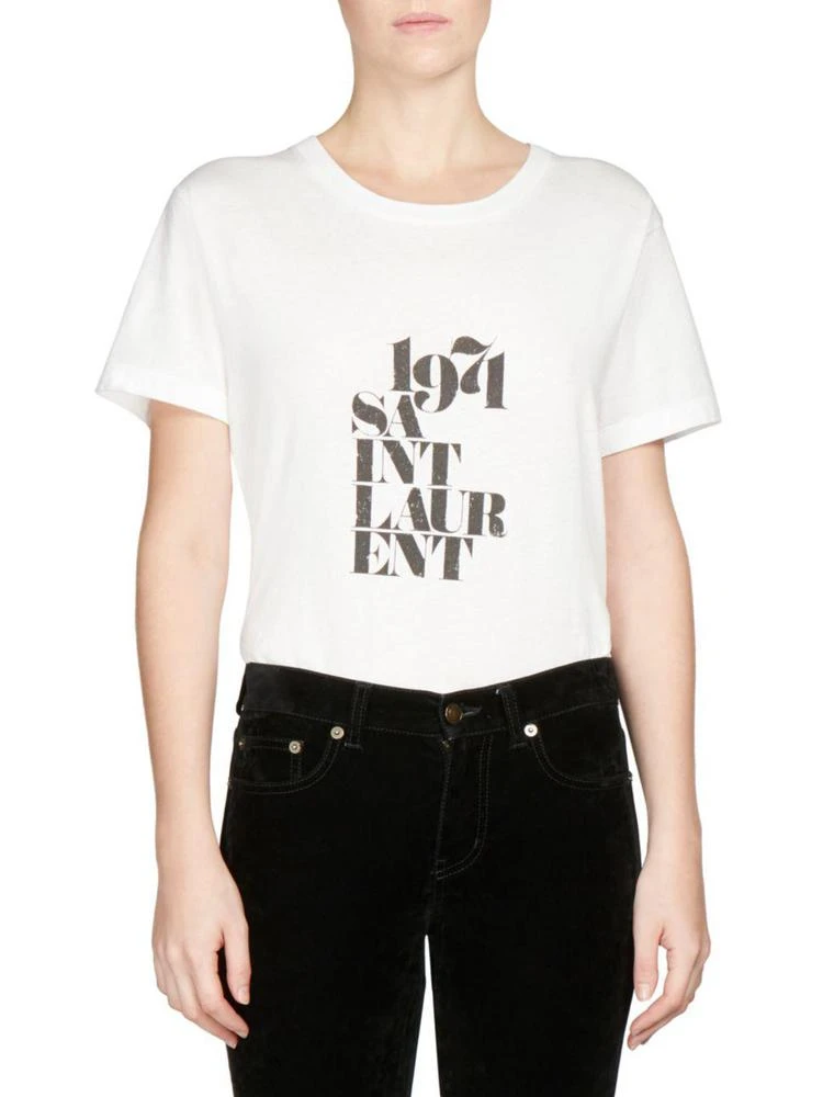 商品Yves Saint Laurent|1971 Saint Laurent Logo T-Shirt,价格¥3659,第3张图片详细描述