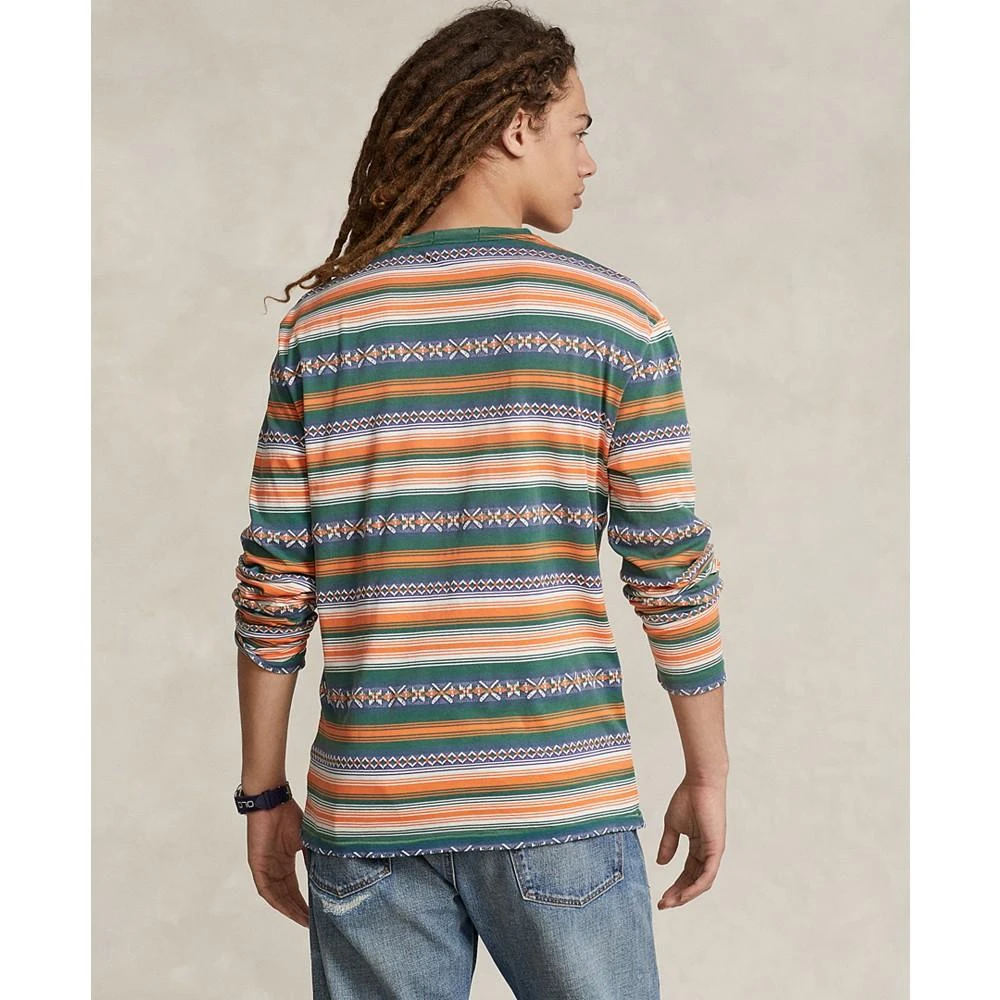 商品Ralph Lauren|Men's Classic-Fit Striped Jacquard T-Shirt,价格¥401,第2张图片详细描述