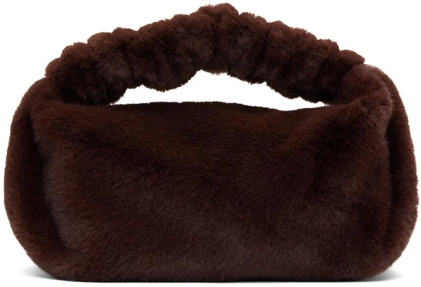 商品Alexander Wang|Brown Scrunchie Top Handle Bag,价格¥1560,第1张图片