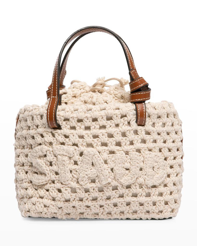 商品Staud|Ria Crochet Top-Handle Bag,价格¥1593,第1张图片