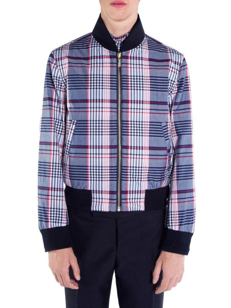 商品Thom Browne|Reversible Cotton Zip Front Jacket,价格¥22406,第4张图片详细描述