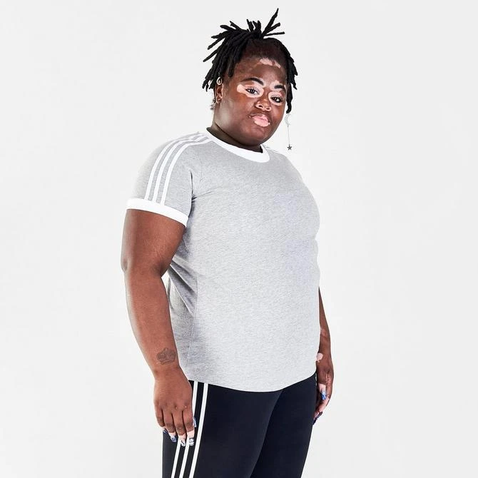 Women's adidas Originals Adicolor Classics 3-Stripes T-Shirt (Plus Size) 商品