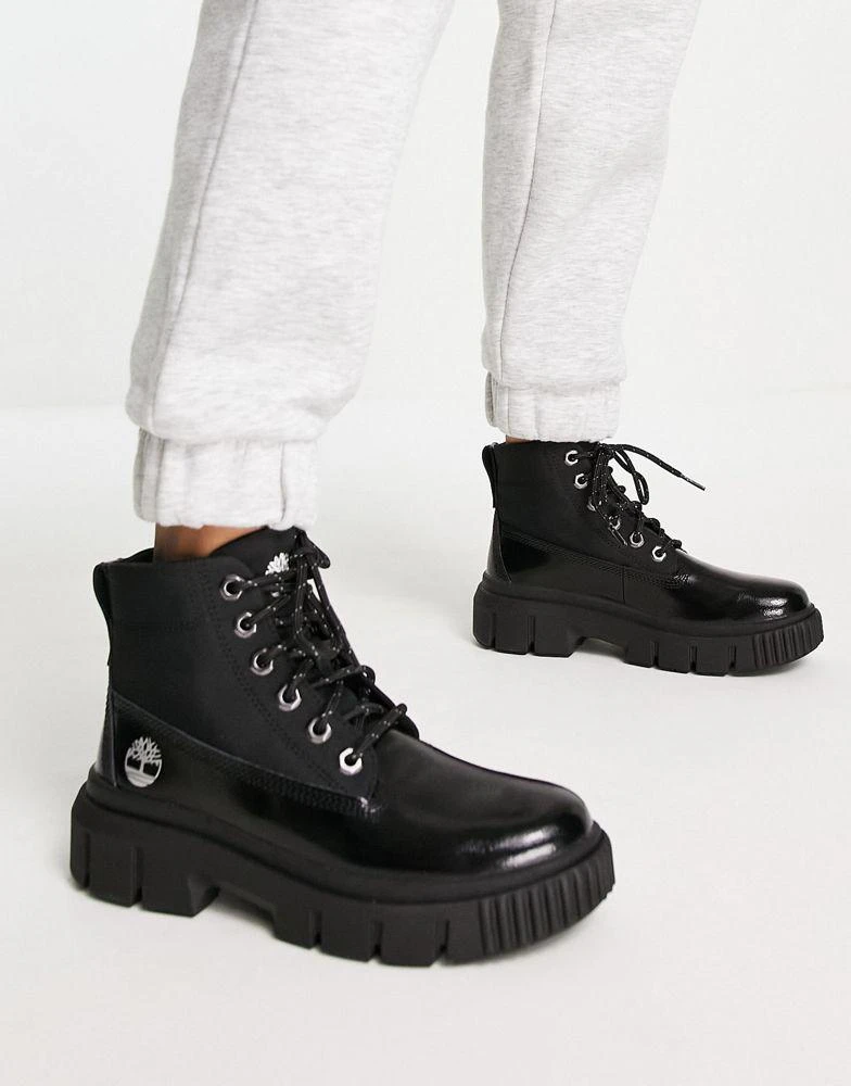 商品Timberland|Timberland Greyfield boots in black,价格¥918,第1张图片