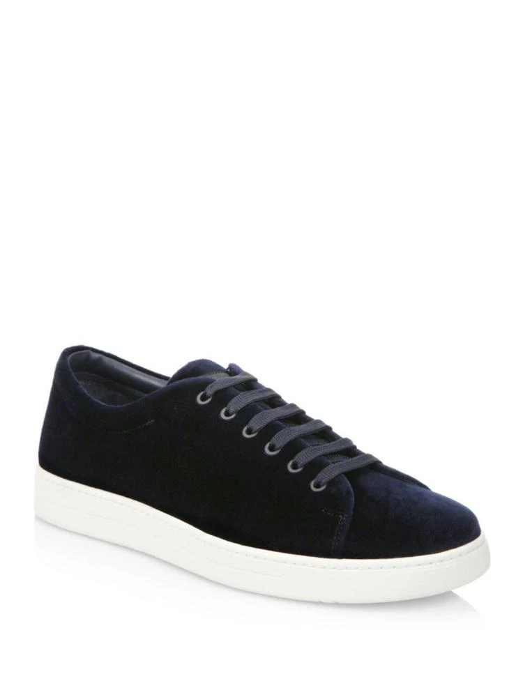 商品Prada|Velvet Low-Top Sneakers,价格¥1602,第1张图片