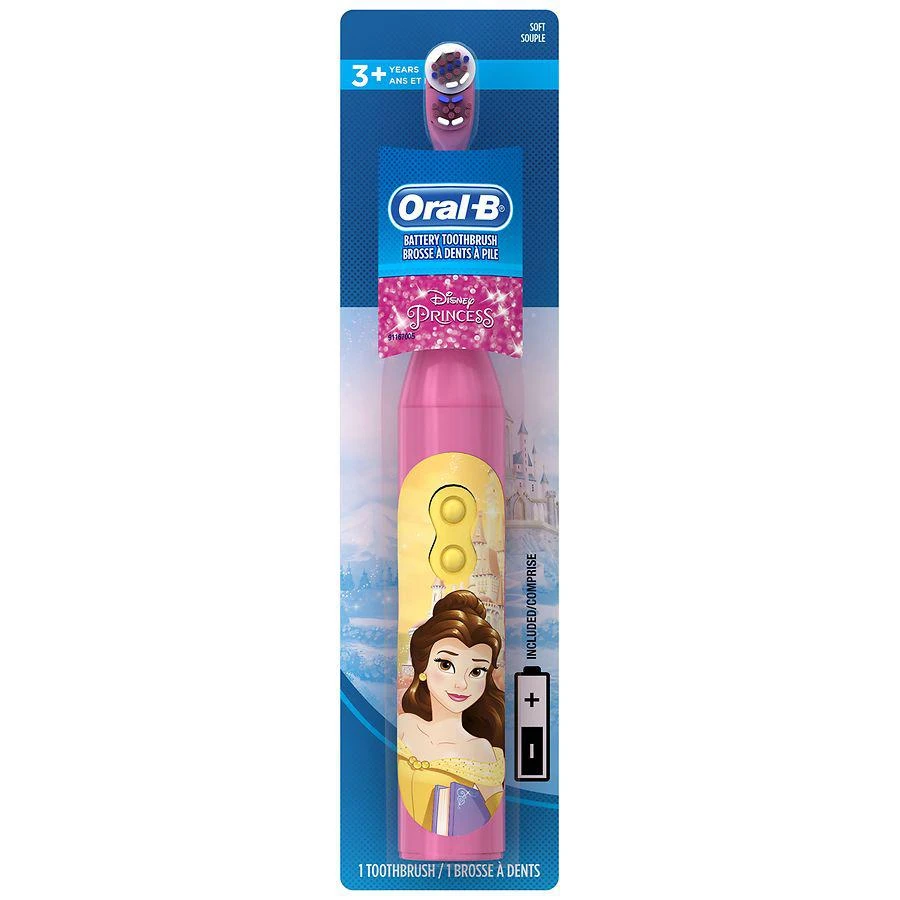 商品Oral-B|Kids Battery Power Toothbrush featuring Disney Princess Characters,价格¥61,第1张图片