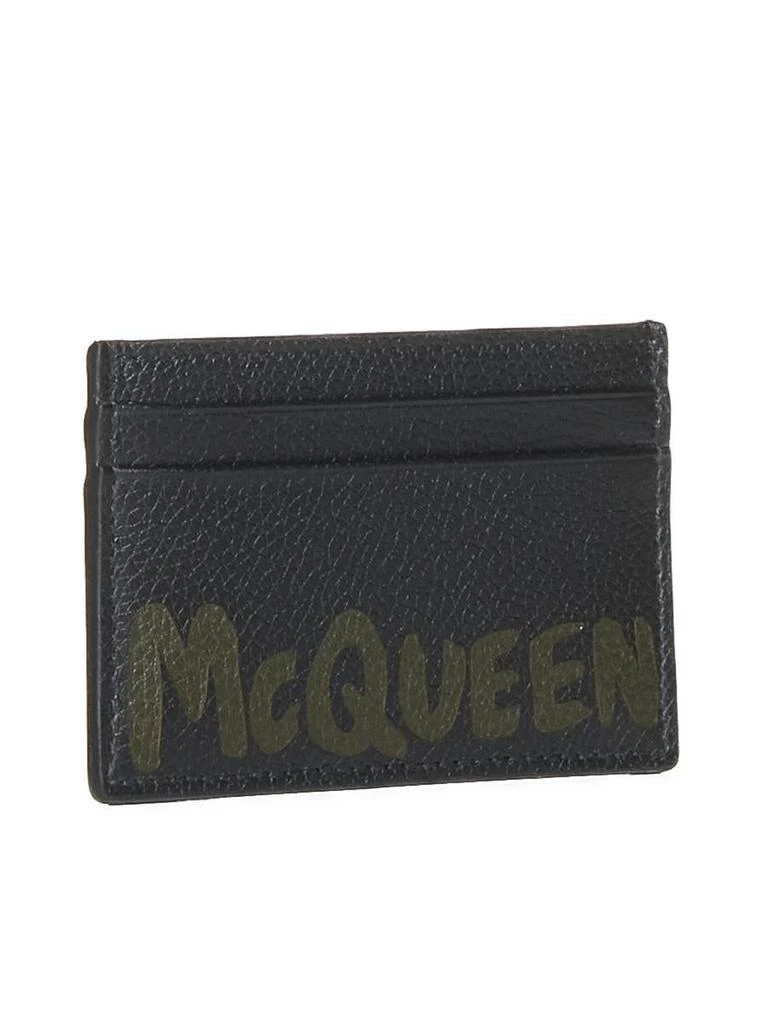 商品Alexander McQueen|Alexander McQueen Small Leather Goods in Black,价格¥849,第2张图片详细描述