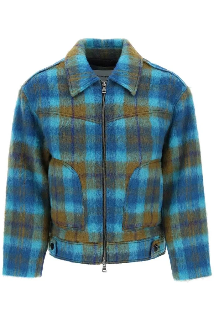 商品ANDERSSON BELL|'ARTOIS' BRUSHED EFFECT HARRYCHECK JACKET,价格¥3251,第1张图片