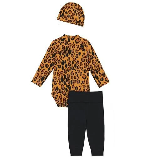 商品Mini Rodini|婴幼儿 — 连身衣、紧身裤与帽子套装,价格¥626,第4张图片详细描述