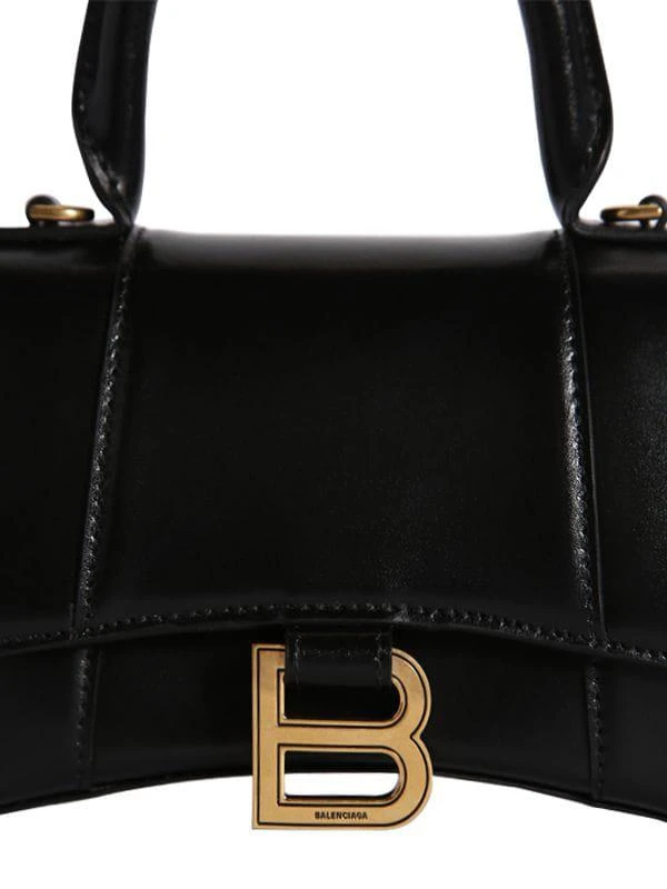 商品Balenciaga|Xs Hourglass Smooth Leather Bag,价格¥18398,第3张图片详细描述