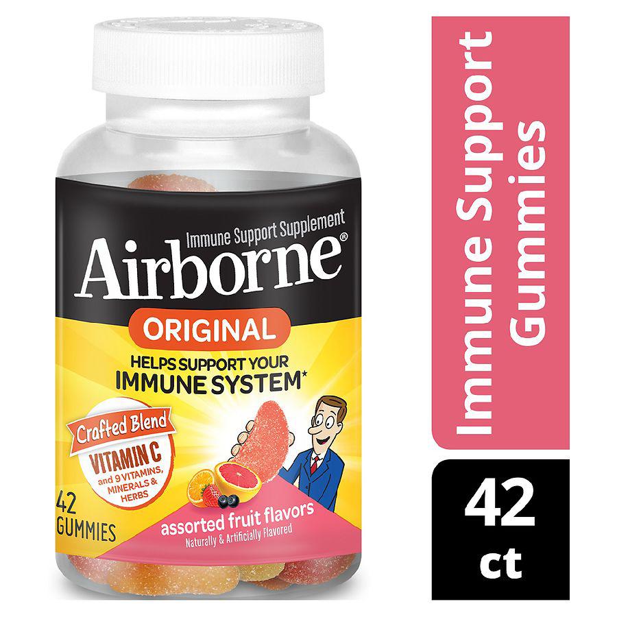 Gummies with Vitamin C, Minerals & Herbs Immune Support Assorted Fruit商品第9张图片规格展示