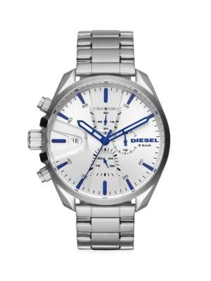 商品Diesel|MS9 54MM Stainless Steel Chronograph Bracelet Watch,价格¥712,第1张图片