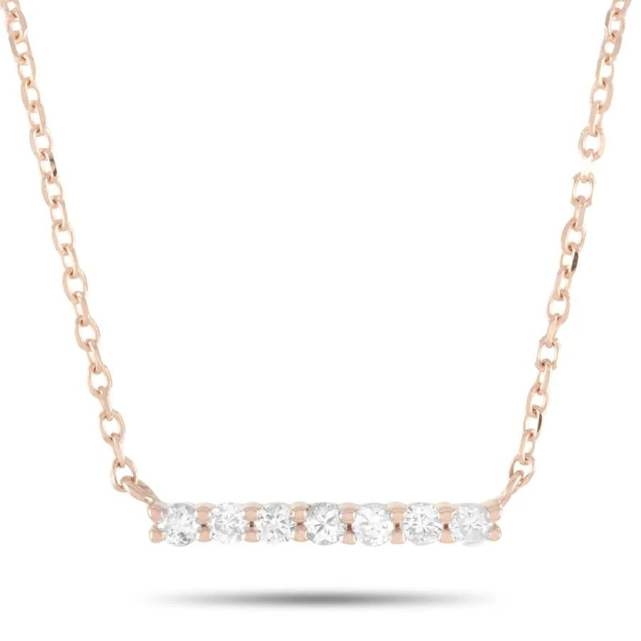 商品LB Exclusive|14K Rose Gold 0.10 ct Diamond Necklace,价格¥2004,第1张图片
