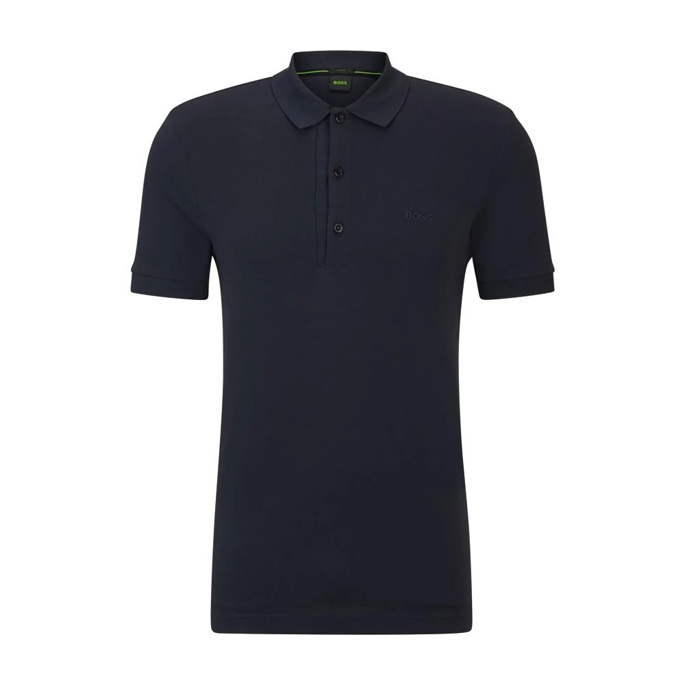 商品Hugo Boss|Men's Logo Detail Slim-Fit Polo Shirt,价格¥524,第4张图片详细描述