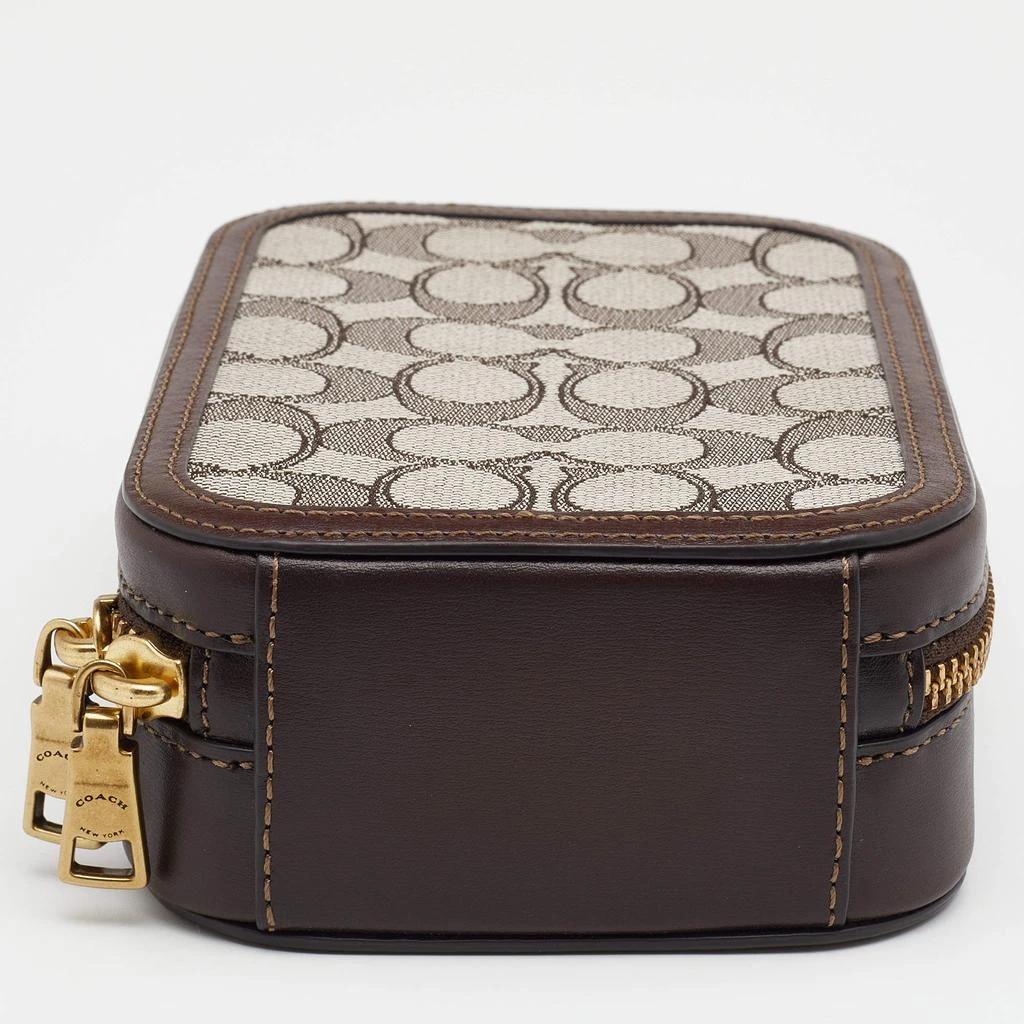  Coach Beige Signature Canvas And Leather Alie Camera Bag  商品