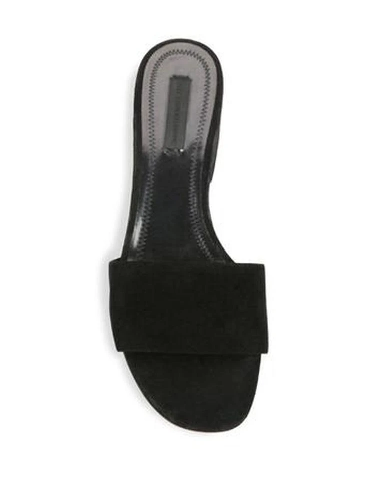 商品Alexander Wang|Lou Suede Low-Heel Slides,价格¥1351,第4张图片详细描述