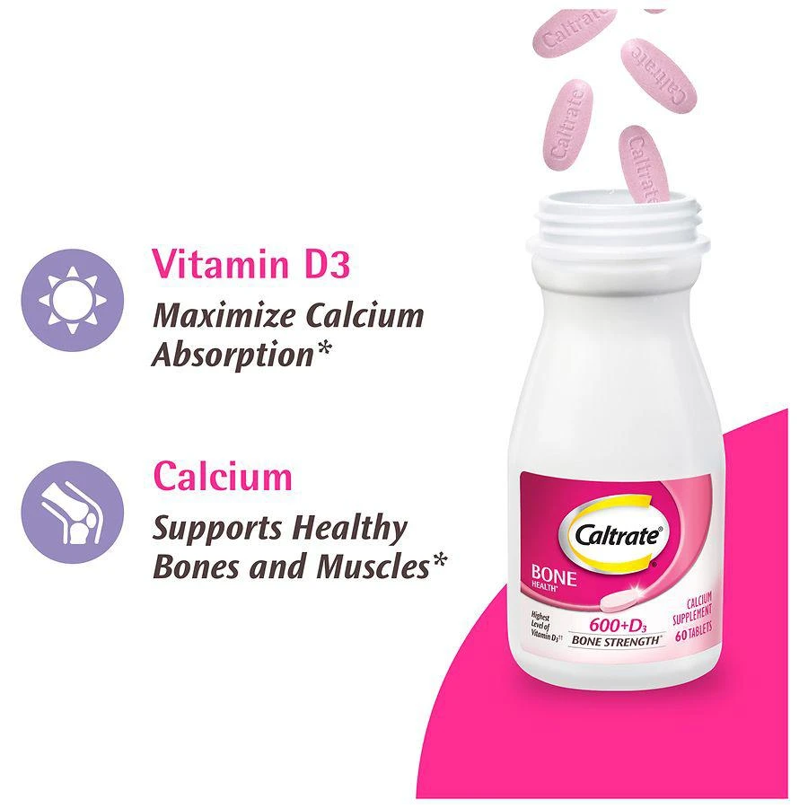 商品Caltrate|Calcium and Vitamin D Supplement Tablets,价格¥38,第3张图片详细描述