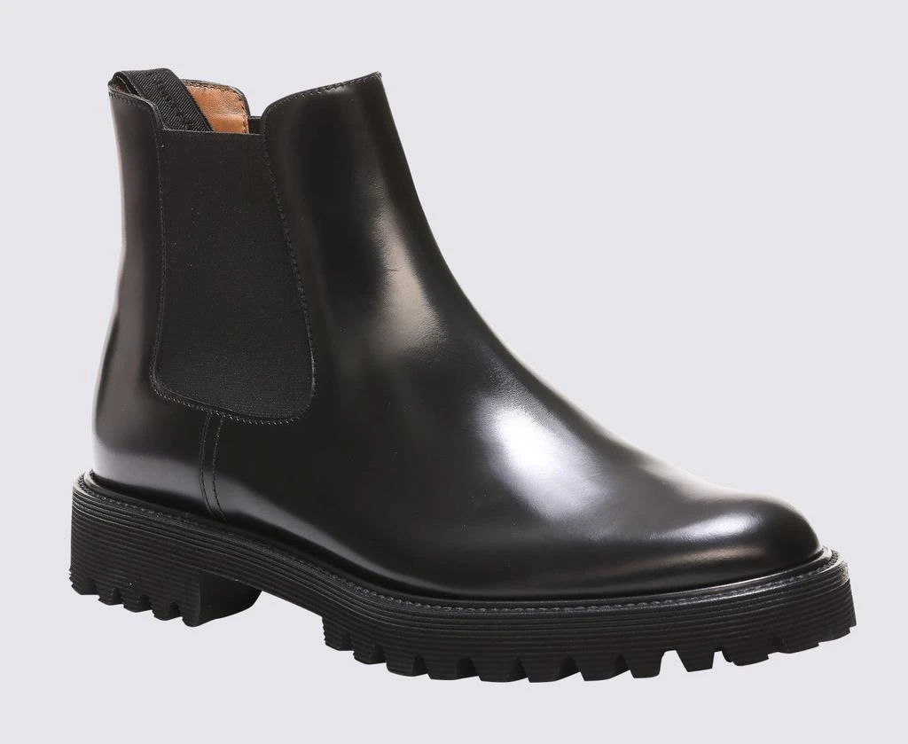 商品Church's|CHURCH'S BLACK LEATHER NIRAH CHELSEA BOOTS,价格¥4019,第2张图片详细描述