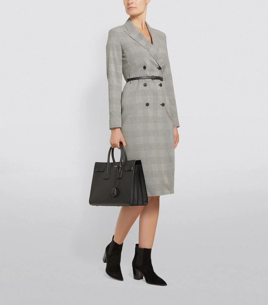 商品Max Mara|Belted Check Blazer Dress,价格¥6923,第4张图片详细描述