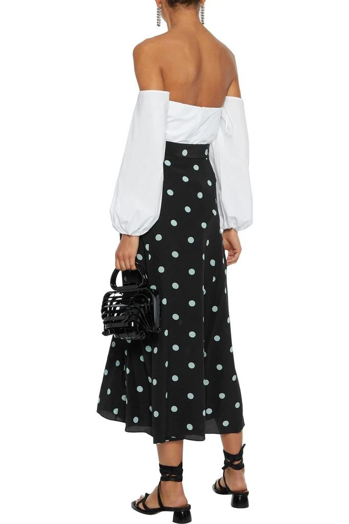 商品Zimmermann|Fleeting flared polka-dot silk midi skirt,价格¥1110,第3张图片详细描述