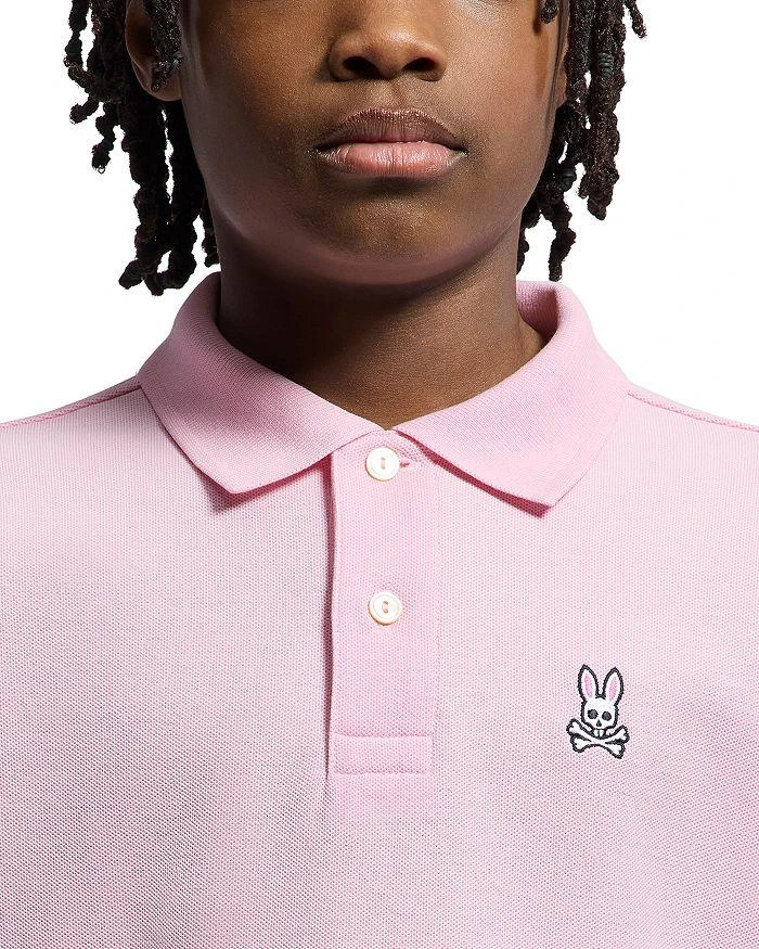 商品Psycho Bunny|Unisex Classic Piqué Polo - Little Kid, Big Kid,价格¥443,第5张图片详细描述